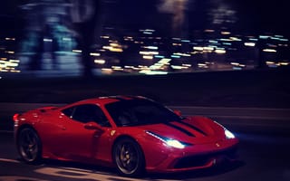 Картинка Италия, Speciale, Красная, Феррари, italia, Ferrari, 458, Red