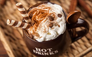 Картинка кофе, чашка, cup, сливки, cream, coffee, корица, chocalate, hot, latte, drink, латте, шоколад