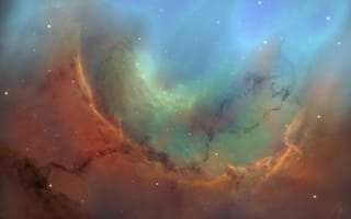 Картинка JoeJesus, космос, туманность, звёзды
