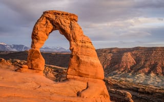 Картинка Jeff Wallace, Арки, пустыня, Delicate Arch, национальный парк