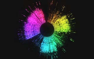Картинка DNA, Circle, Music, Rainbow, Colorfull