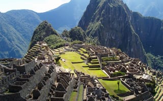 Картинка Мачу-Пикчу, peru, небо, machu picchu, горы, развалины, руины, инки, город, Перу