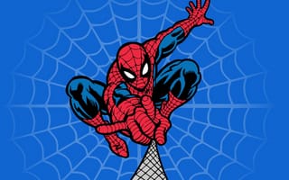 Картинка Marvel Comics, костюм, Spider-man, паутина, сеть