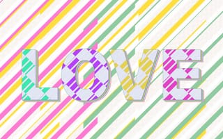 Картинка любовь, буквы, love, краски, объем, слова