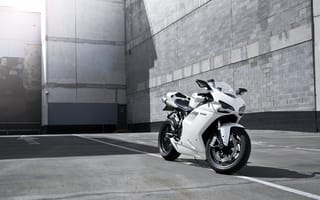 Картинка ducati, тень, полосы, white, 1198, мотоцикл, белый, supersport, bike, блик, дукати