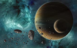 Картинка sci fi, planet, stars