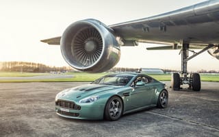 Картинка Aston martin, turbine, Vantage, airplane