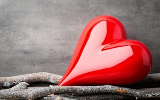 Обои любовь, wood, romantic, сердце, ветки, heart, love, red