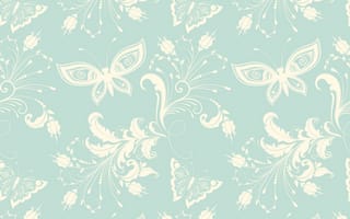 Картинка цветы, бабочка, текстура