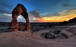 Картинка Delicate Arch, Arches National Park, Юта