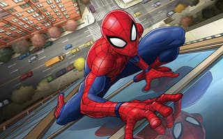 Картинка art, 2017, new york city, spider man