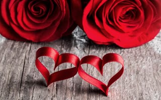 Картинка любовь, heart, Valentine's Day, romantic, лепестки, roses, red, розы, petals, сердце, love, пара