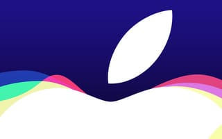 Картинка белый, охра, бордовый, Apple, розовый, голубой, яблоко, Iphone, фиолетовый, сиреневый, изумрудный