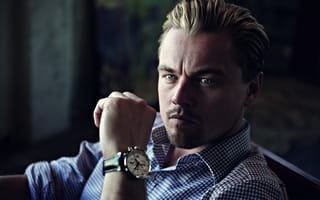 Картинка Leonardo DiCaprio, Актёр, Actor, Мужчина, Леонардо ДиКаприо, Рубашка, Tag Heuer, Watch, Man, Часы