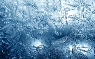 Картинка ice, стекло, мороз, pattern, узор, frost, рисунок, лед