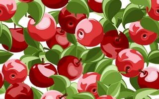 Картинка текстура, apples, texture, листики, яблоки, leaves