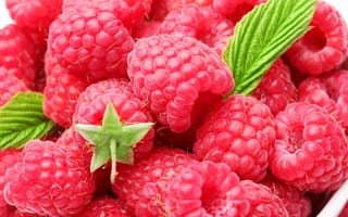 Картинка fresh, raspberry, berries, ягоды, малина