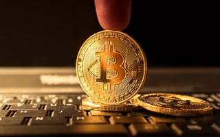 Картинка money, finger, bitcoin, coin