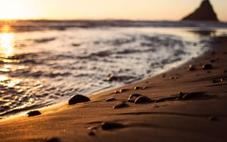 Картинка берег, пляж, песок, волны