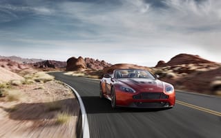 Обои 2015, Aston Martin, Vantage, S-Roadster, V12