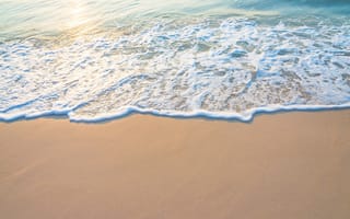 Картинка песок, море, summer, beach, sand, beautiful, лето, пляж, sea, волны, берег, seascape
