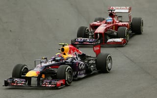 Обои автоспорт, F1, Red Bull Racing, Ferrari, формула 1, гонки