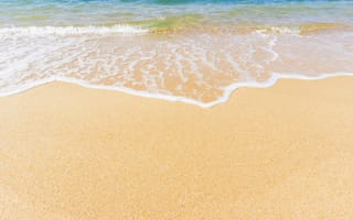 Картинка песок, море, лето, sea, волны, summer, пляж, wave, blue, beach, sand