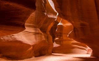 Картинка каньон, Аризона, америка, куда вероятней рукотворное, США, каньон антилопы, геологическое (?) образование