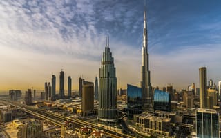 Картинка Дубай, небоскрёб, ОАЭ, «Бурдж-Халифа»