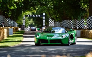 Картинка Ferrari, LaFerrari, green, F70, V12, Goodwood Festival of Speed