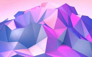 Картинка линии, горы, грань, low poly, ребро, краски