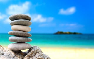 Картинка море, лето, галька, камни, pebbles, stones, white, пляж, sea, summer, beach