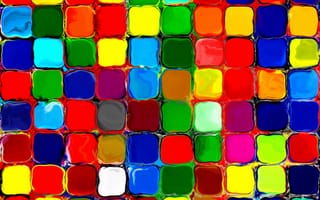 Картинка tiles, water colors, pattern, плитка, акварель, painting, красочные, rainbow, живопись, colorful, рисунок, mosaic, мозаика, радуги