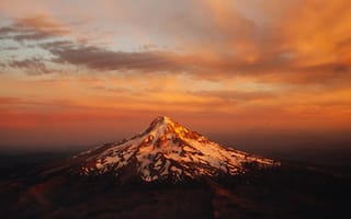Картинка Mount Hood, гора, Маунт-Худ, Орегон, вершина, вулкан
