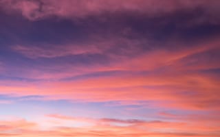 Картинка небо, sky, розовый, облака, colorful, закат, pink, sunset, beautiful