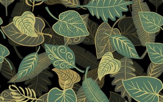Картинка листья, текстура