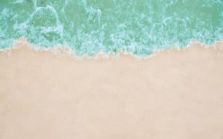 Картинка песок, море, summer, sand, beach, волны, пляж, лето, seascape, wave, sea