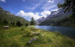 Картинка озеро, Швейцария, Engstlensee