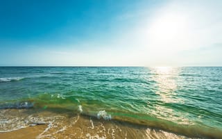 Обои песок, море, sand, sea, summer, beach, пляж, seascape, волны, лето, wave