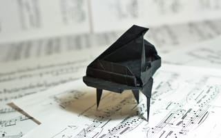 Картинка Origami, музыка, Grand Piano