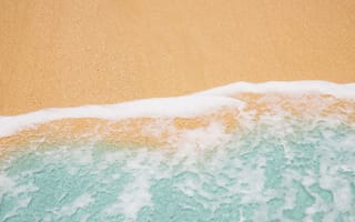 Картинка песок, море, волны, summer, sea, лето, пляж, beach, seascape, sand, wave
