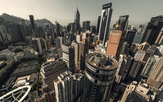 Картинка Гонконг, архитектура, небоскрёбы, Wan Chai, Hong Kong