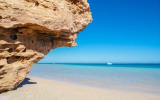Картинка sea, ocean, sand, base, water, Erosion, cliff