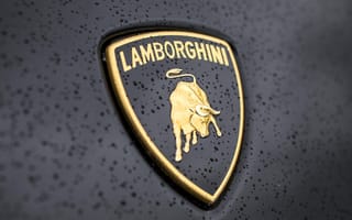 Картинка капли, бык, Lamborghini, Ламборгини, лого