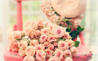 Картинка цветы, розы, roses, rose, pink, flowers