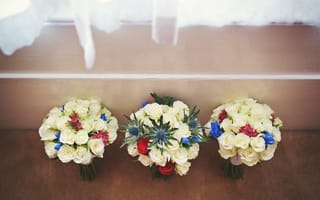 Картинка букеты, розы, цветы, свадебные