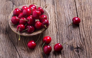 Картинка ягоды, berries, wood, черешня, fresh, спелая, cherry