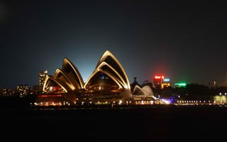 Картинка Австралия, ночь, Опера
