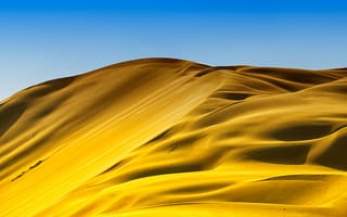 Картинка небо, пустыня, бархан, песок