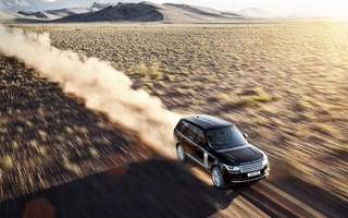 Картинка Ленд Ровер, скорость, пустыня, Range Rover, Land Rover, песок, Ренж Ровер
